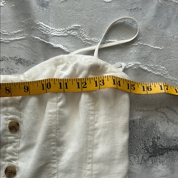 Kimchi Blue Cream Button-Front Mini Dress - Picture 4 of 14